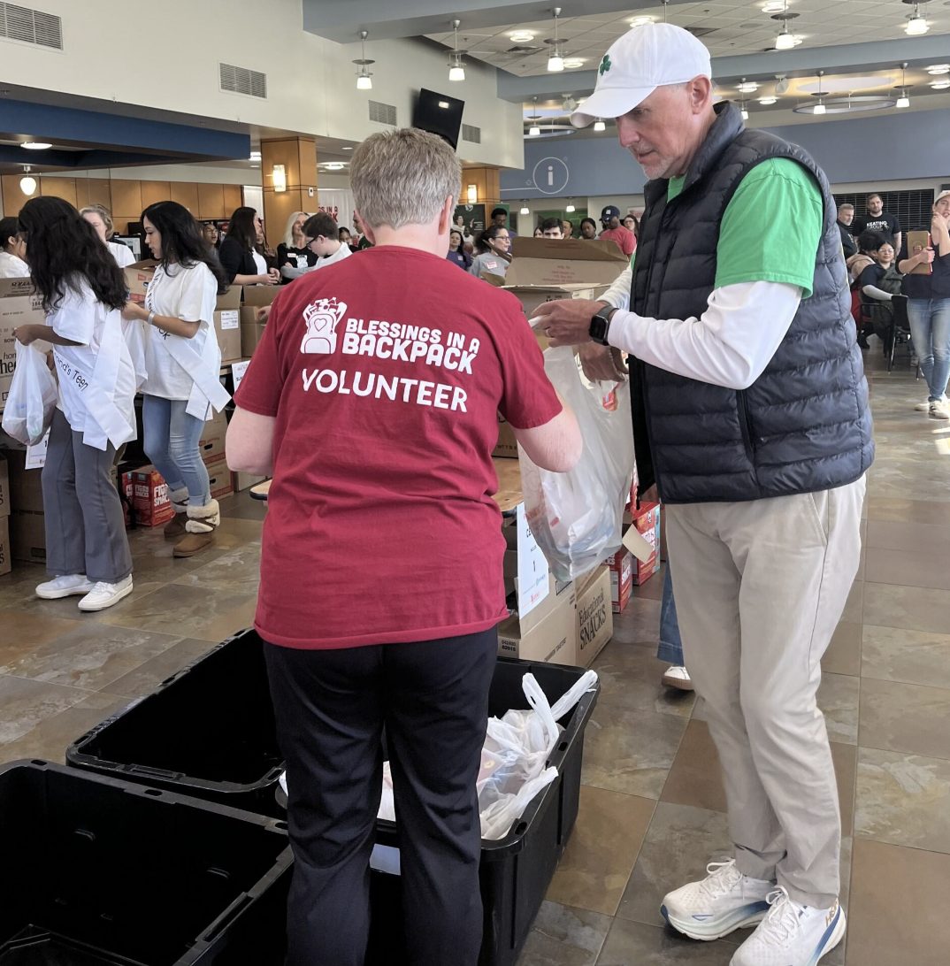 Race to Feed participants packing bags